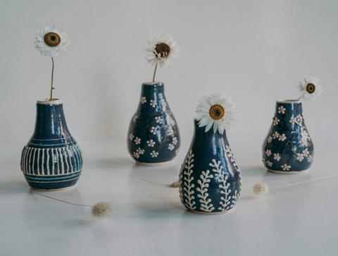 Werk van Gemma Boetekees (Pottenbakkerij Groenesteeg 65)