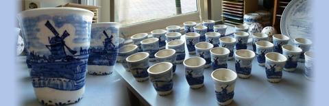 Werk van Trudy Otterspeer (Atelier Ambachtelijk Plateel)