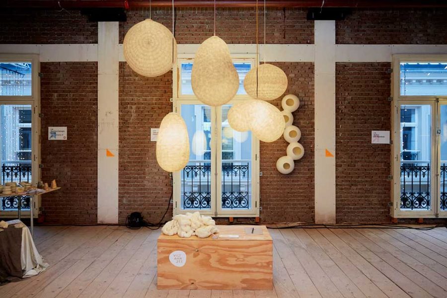Werk van Vilt aan Zee (Anne van de Weijer)