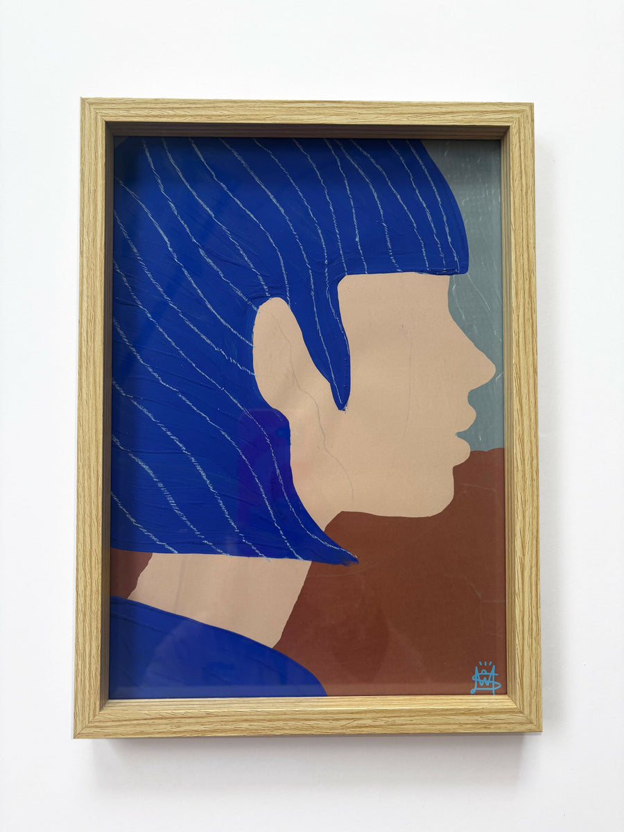 Blauwe serie, zij