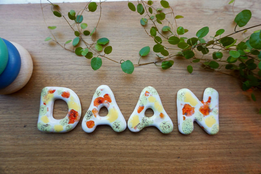 Keramische Letters DAAN