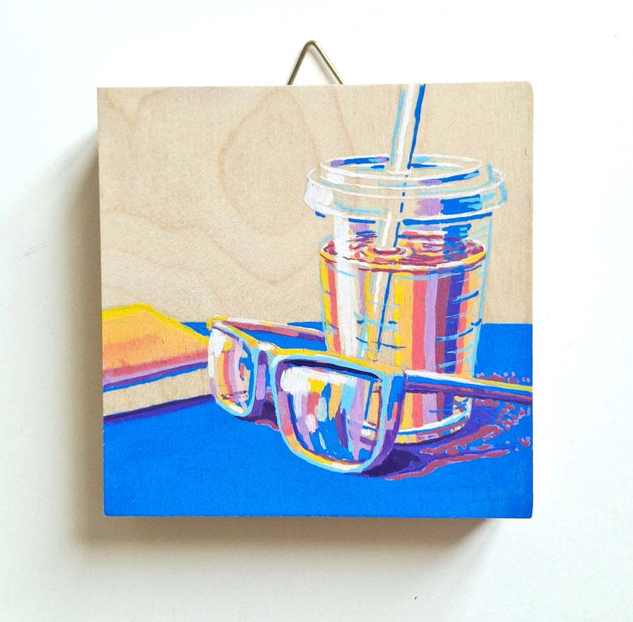 Zomerse Sferen schilderij op hout — beeld 2